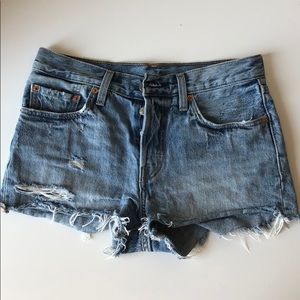 Levi’s high waisted 501 shorts!